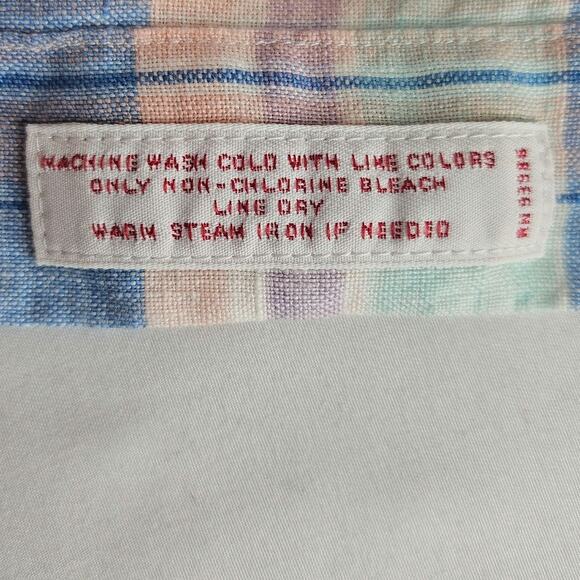 BROOKS BROTHERS MEN'S MADISON THE ORIGINAL POLO SHIRT 100% IRISH LINEN SIZE M - Picture 11 of 13